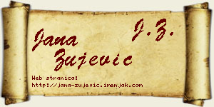Jana Žujević vizit kartica